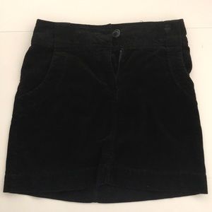 Black Corduroy Skirt
